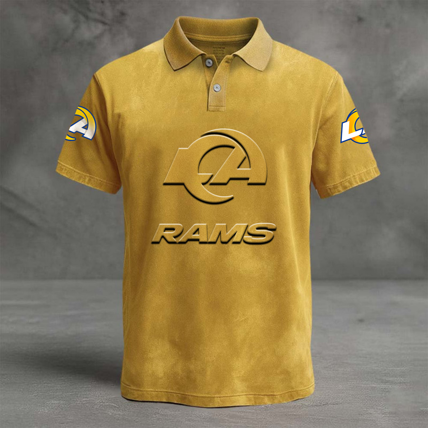 LAR x NFL Embossed Polo Shirt DATND TANTD