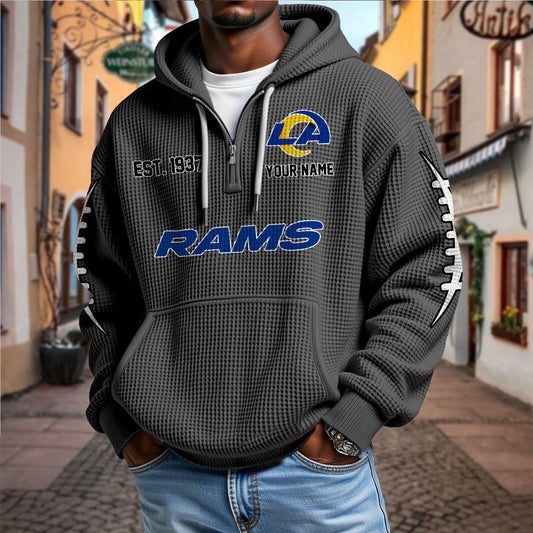 LAR x NFL Waffle Hoodie DatND DVT