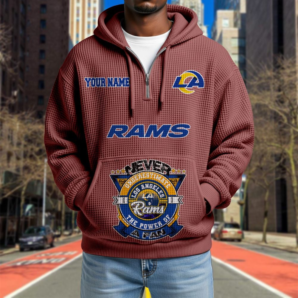 LAR x NFL Waffle Hoodie DATND TANTD