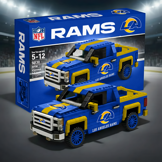 LAR X NFL 3D Racing Truck Model Building Block Set 0212 NAK NHT