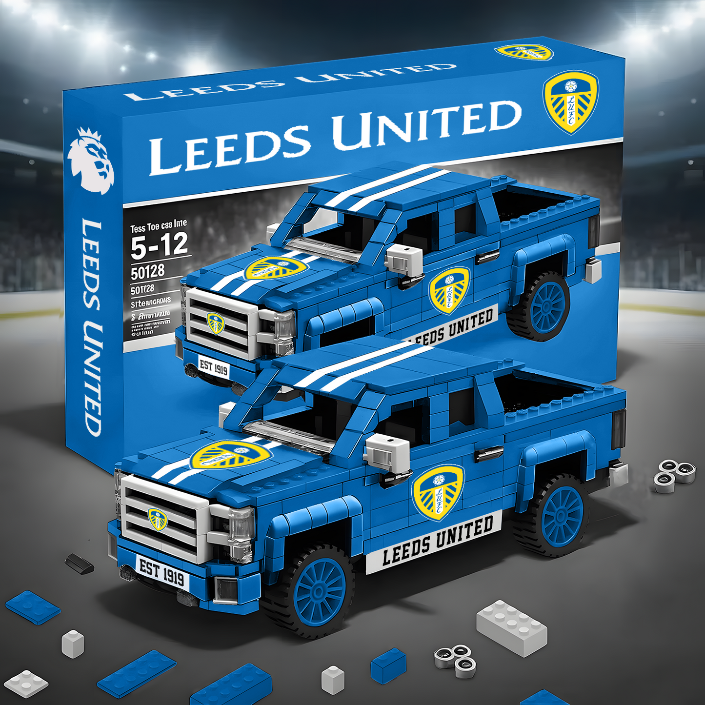 EPL 3D Racing Truck Model Building Block Set 0112 V1 NAK NHT