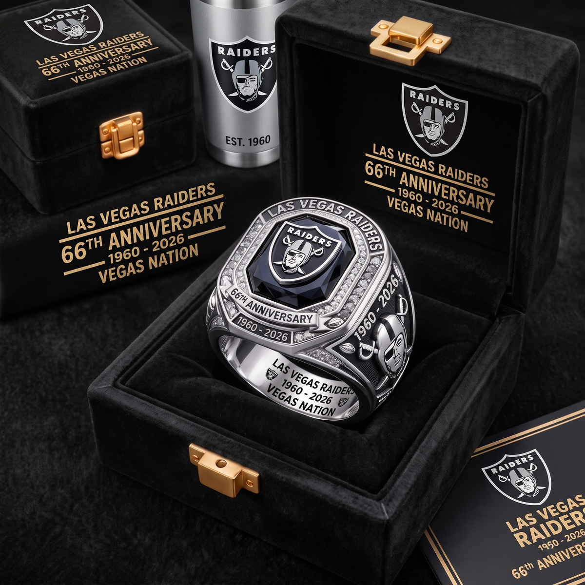 LV X Custom NFL Team Anniversary Collector's Ring Set