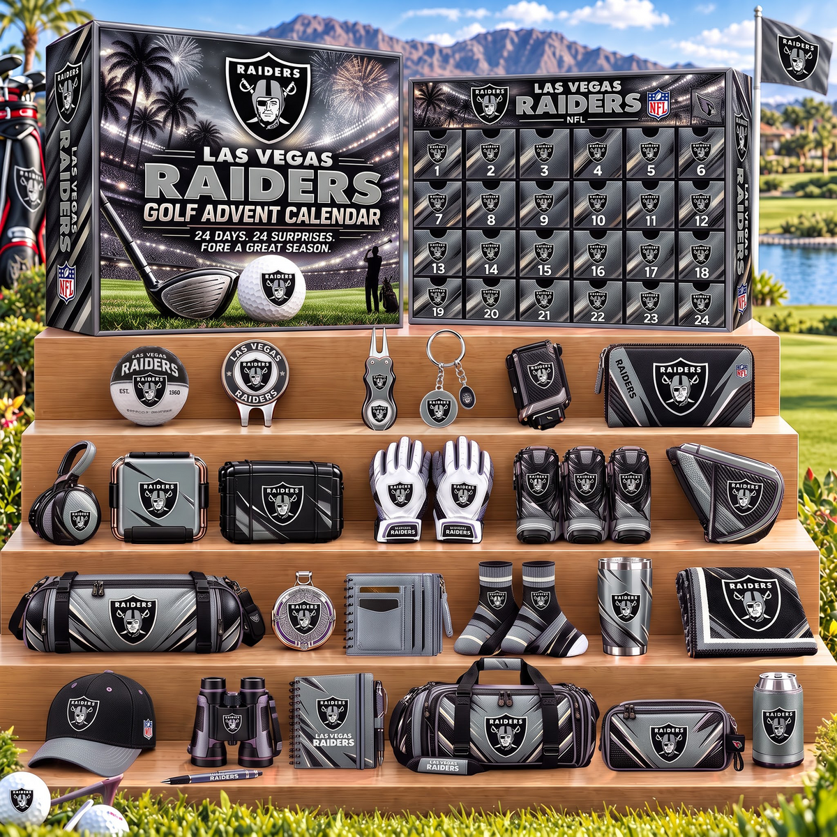 LV X NFL Golf Advent Calendar Bling Box