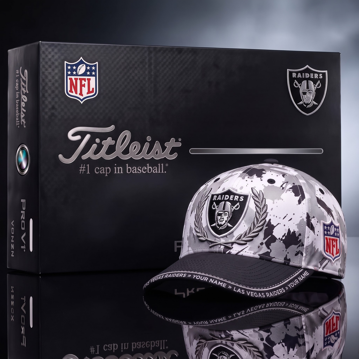 LV X Premium NFL Titleist Baseball Cap with Gift Box