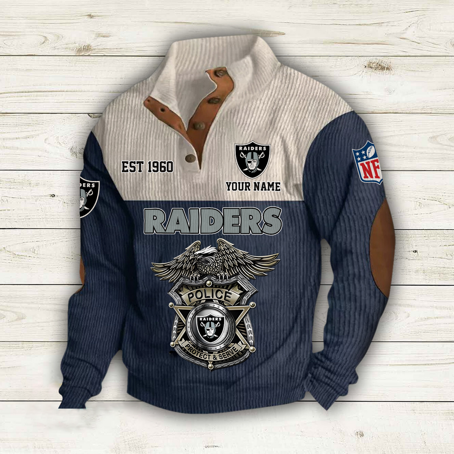 LV x NFL Custom Name Sport Sweatshirt DatND DVT
