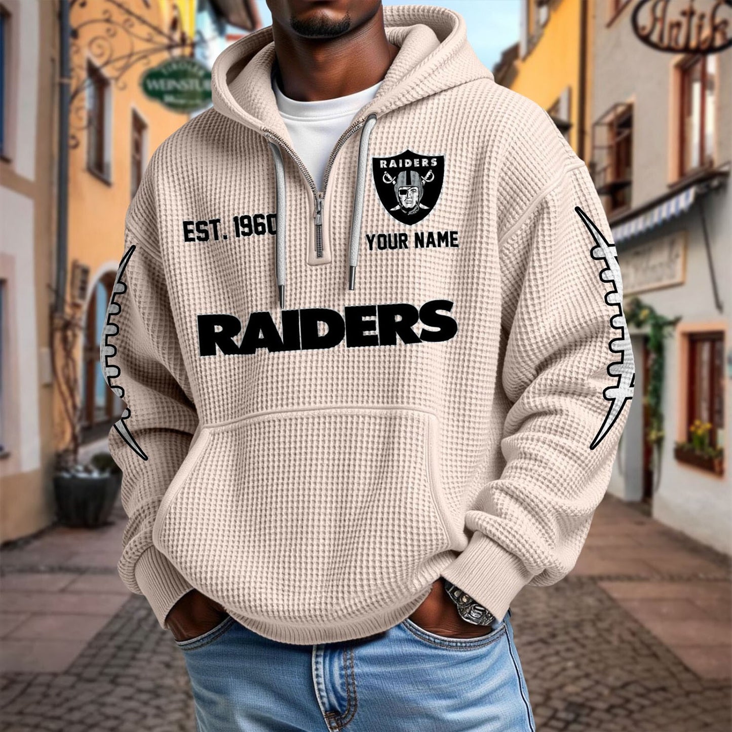 LV x NFL Waffle Hoodie DatND DVT