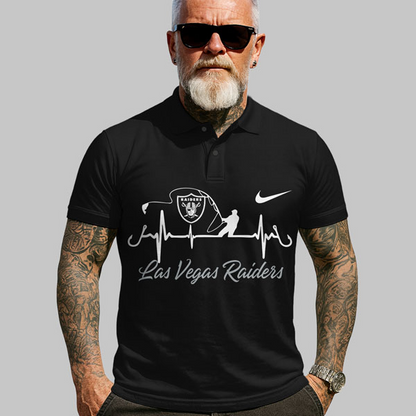LVR Premium NFL Fishing In My DNA Polo Shirt DDT CTND