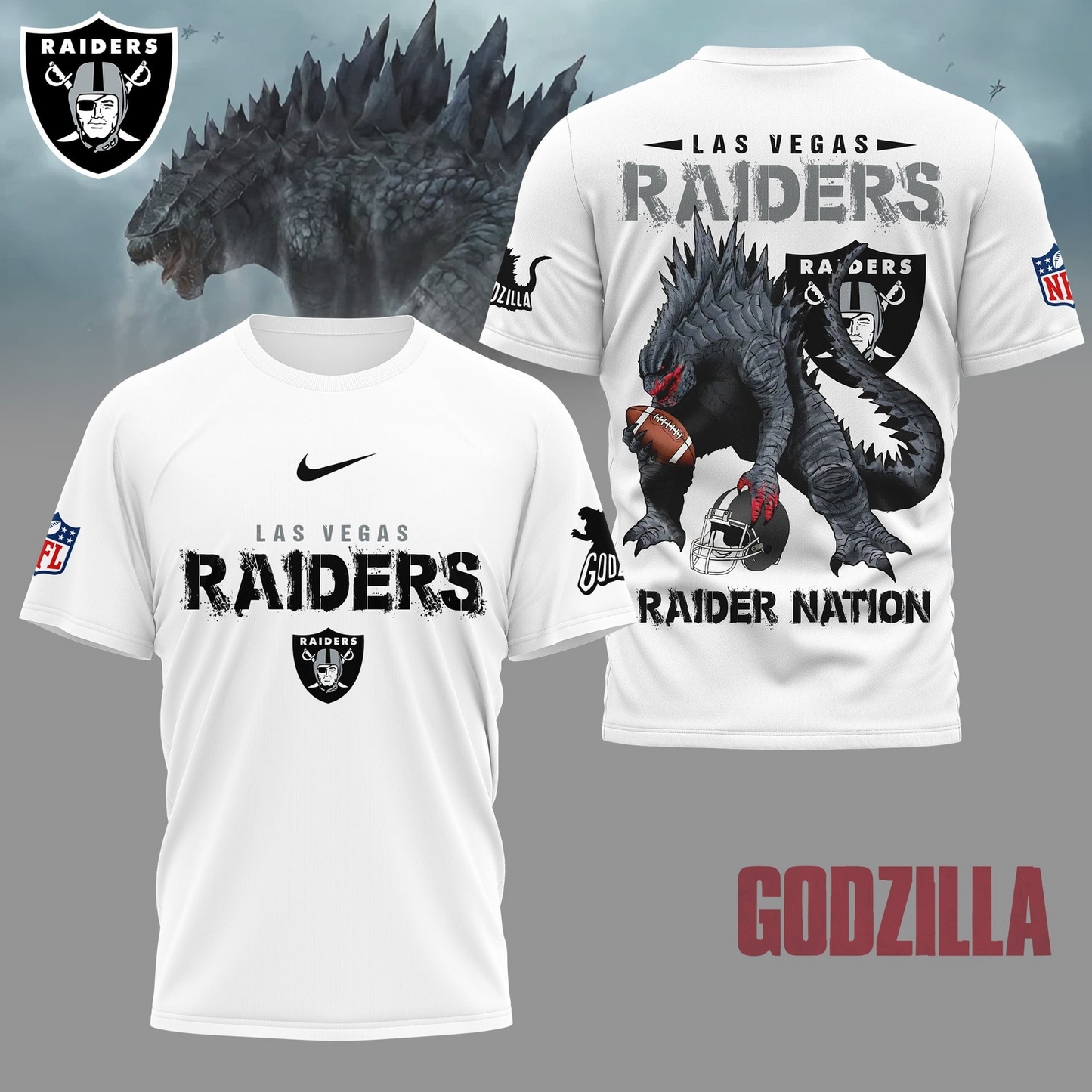 LVR Premium NFL Godzilla Football Shirt DDT CTND