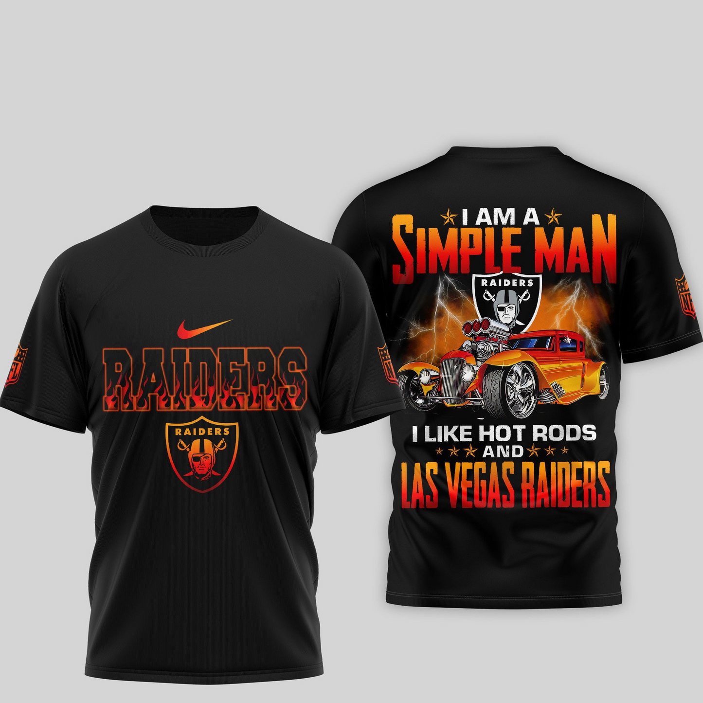 LVR Premium NFL Hot Rods 3D Shirt DDT HLPHUONG