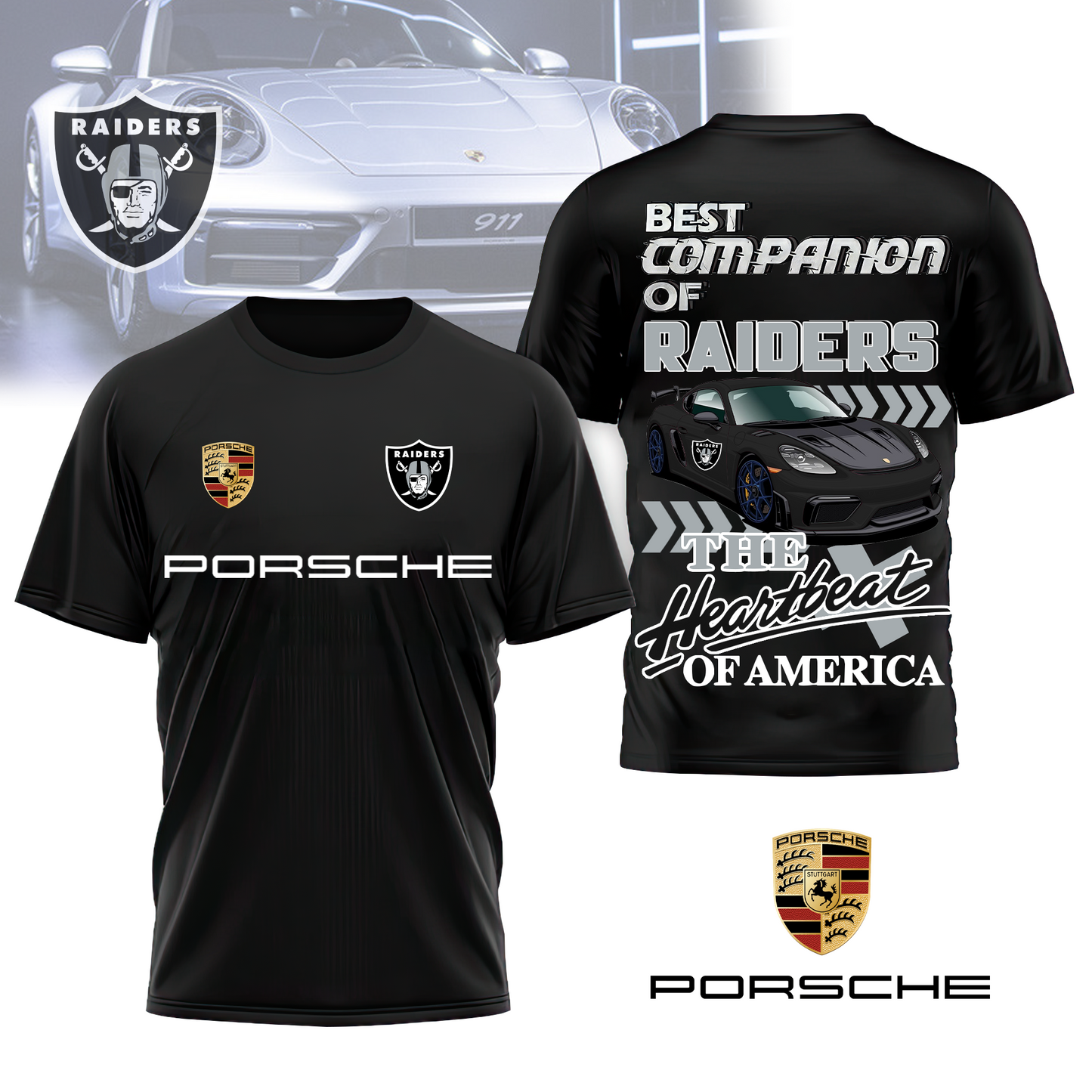 LVR Premium NFL Pors 3D Shirt DDT CTND
