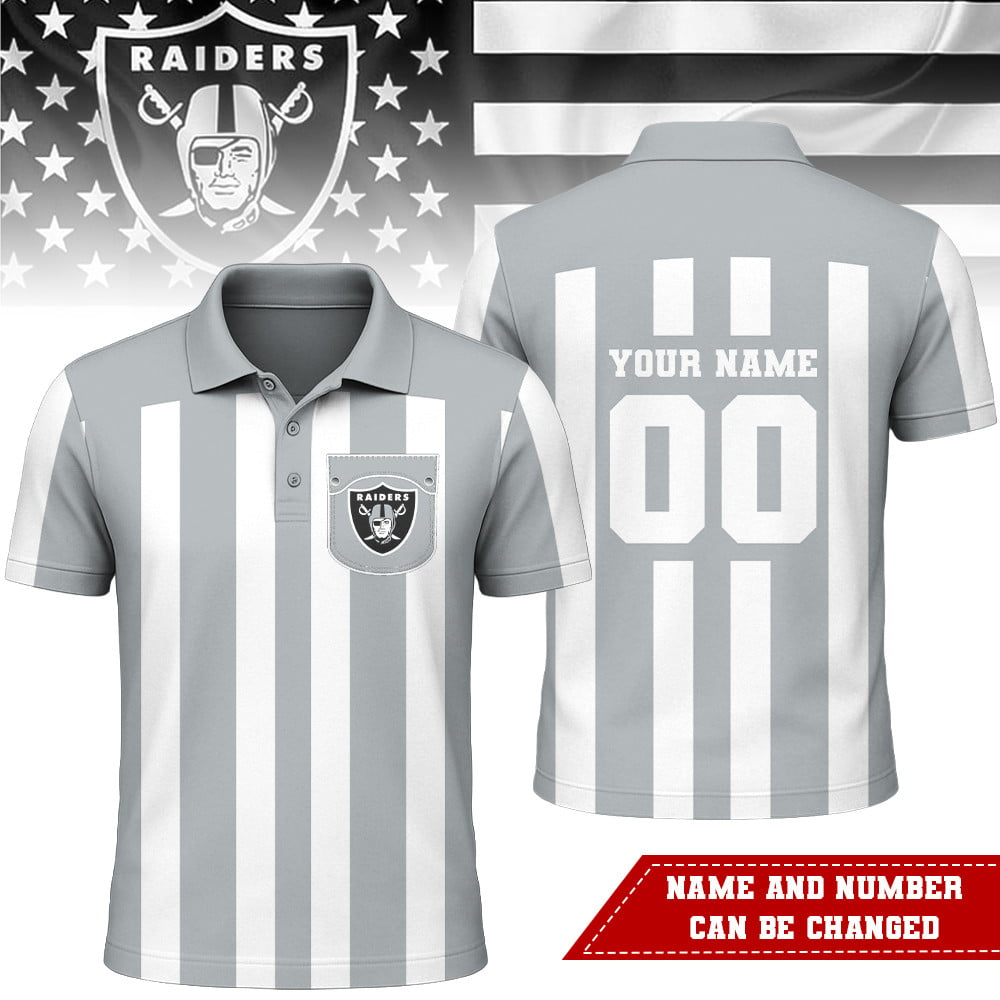 LVR Premium NFL Referees 3D Polo Shirt DDT NTL