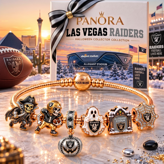 LVR x Luxury NFL Gold Charm Halloween Bracelet