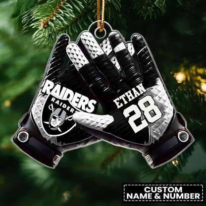 LVR x NFL Customized Christmas Acrylic Ornament DATND TANTD