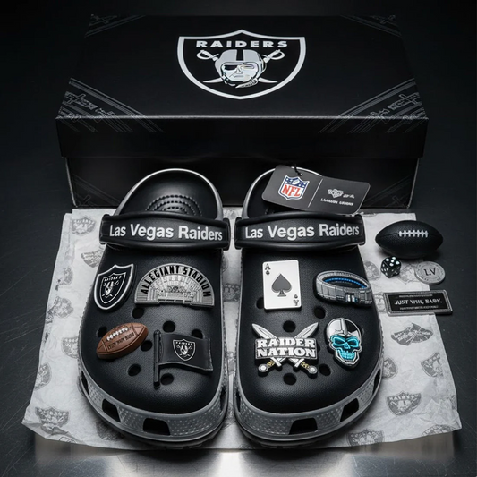 LVR x NFL Premium Crocs Clogs Shoes DATND TANTD