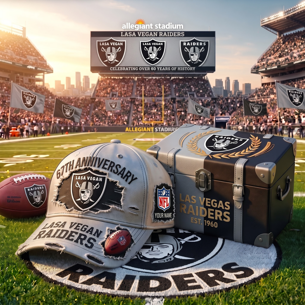 LVR x Premium NFL Fan Cap & Collector Box Set – Custom Name Edition 1209 V2