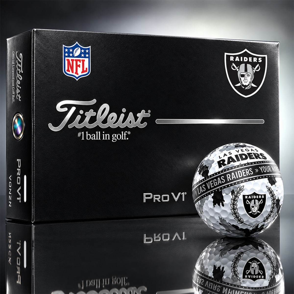 LVR x Premium NFL Titleist Pro V1 Golf Ball Set