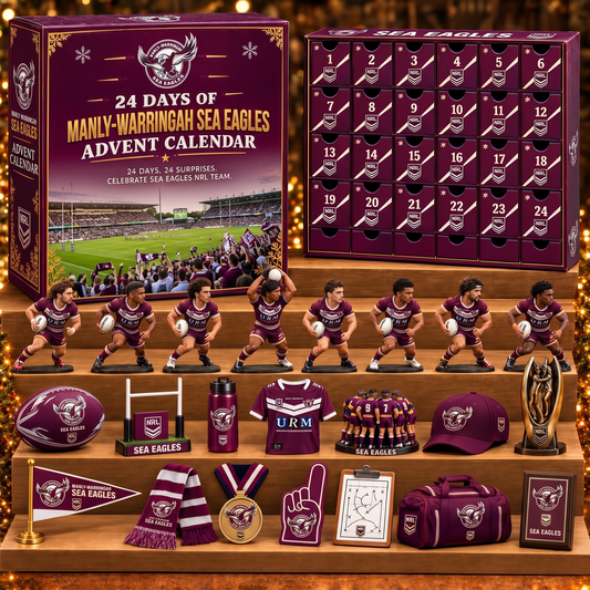 MAN X NRL Team Christmas Advent Calendar – 24 Days Mini Figure & Merchandise Collector Set