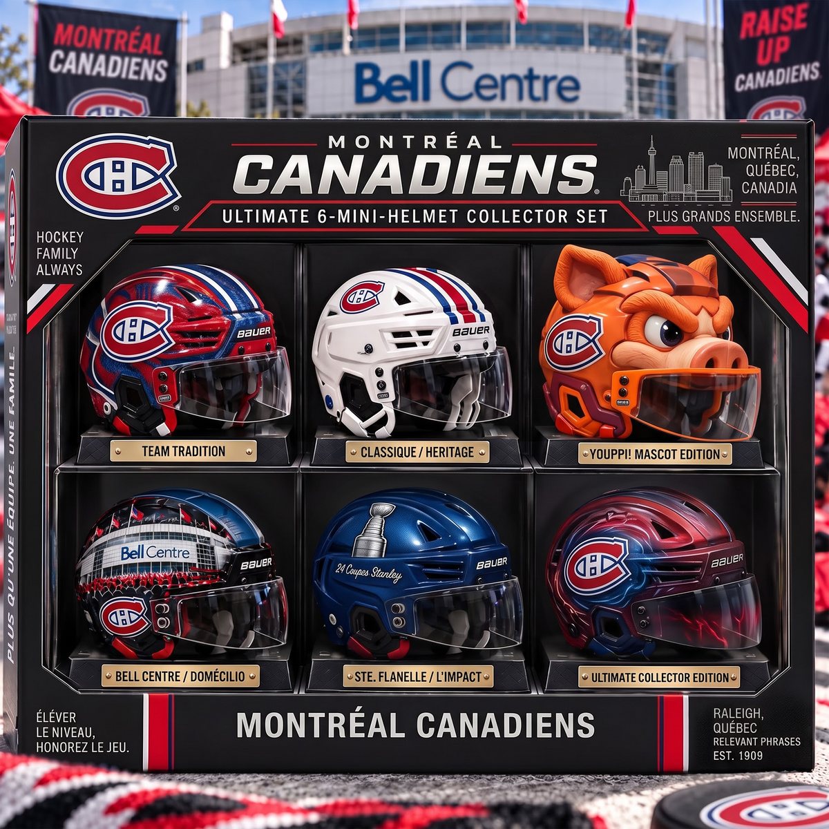 MC x Premium NHL Mini Helmet Collection