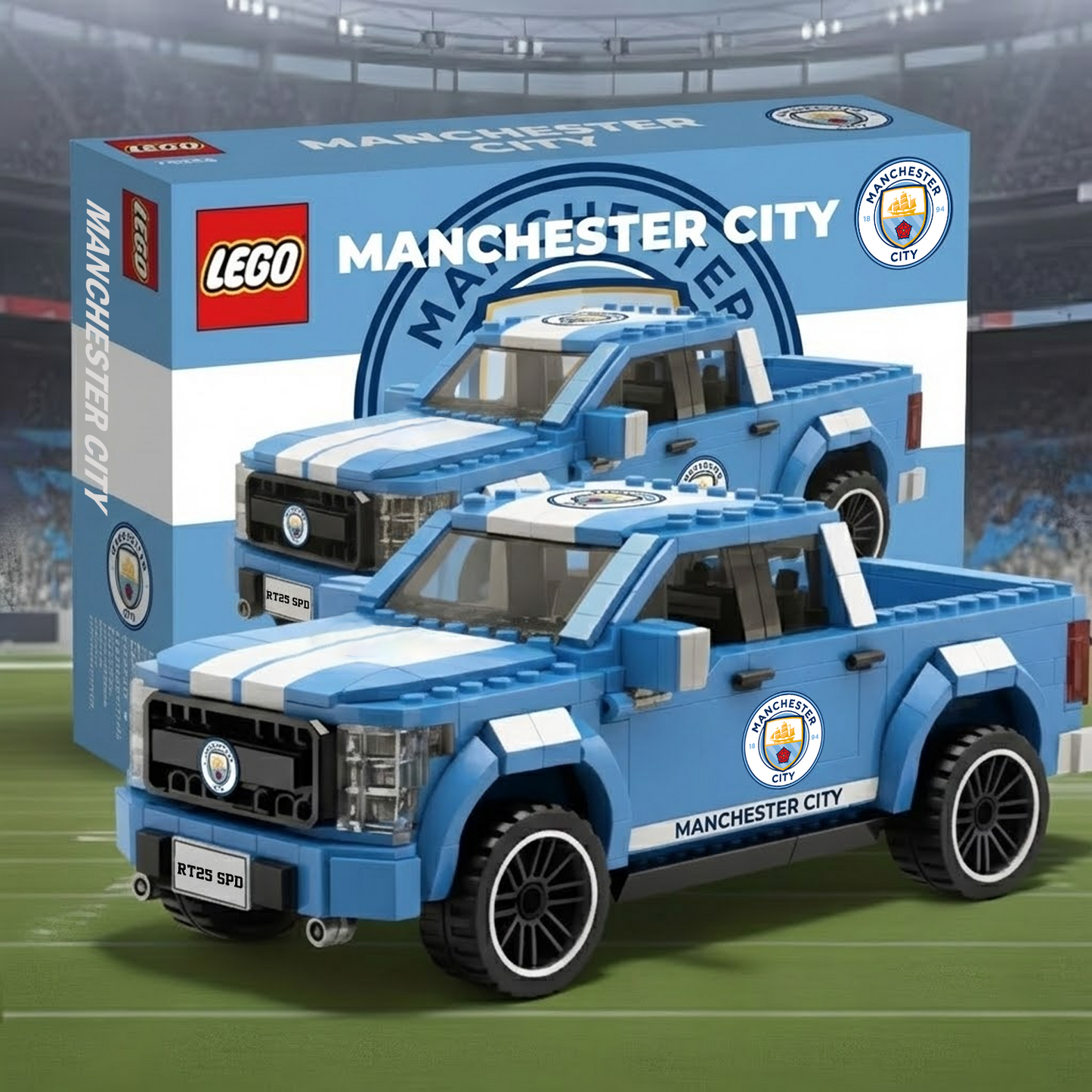 EPL 3D Racing Truck Model Building Block Set 2111 V2 NAK NHT