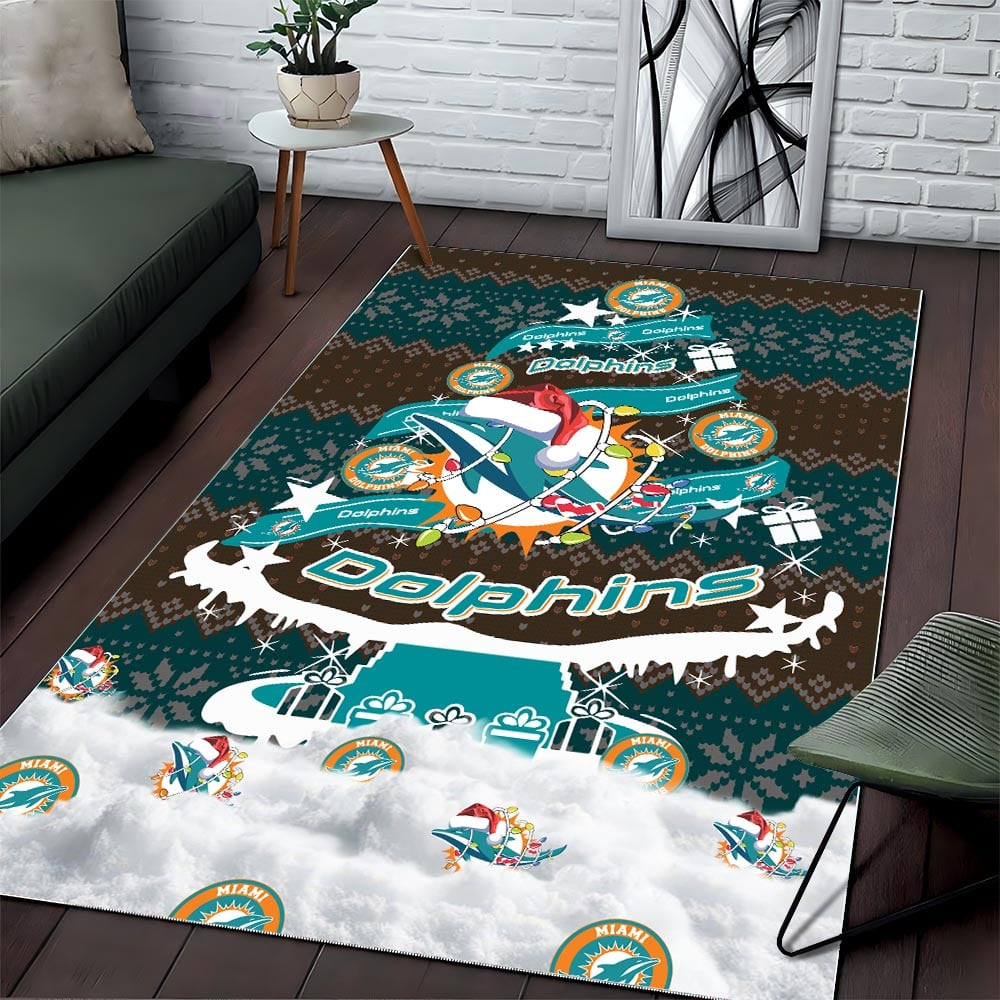 MD NFL Chrismas Carpet Rug DDT NTL