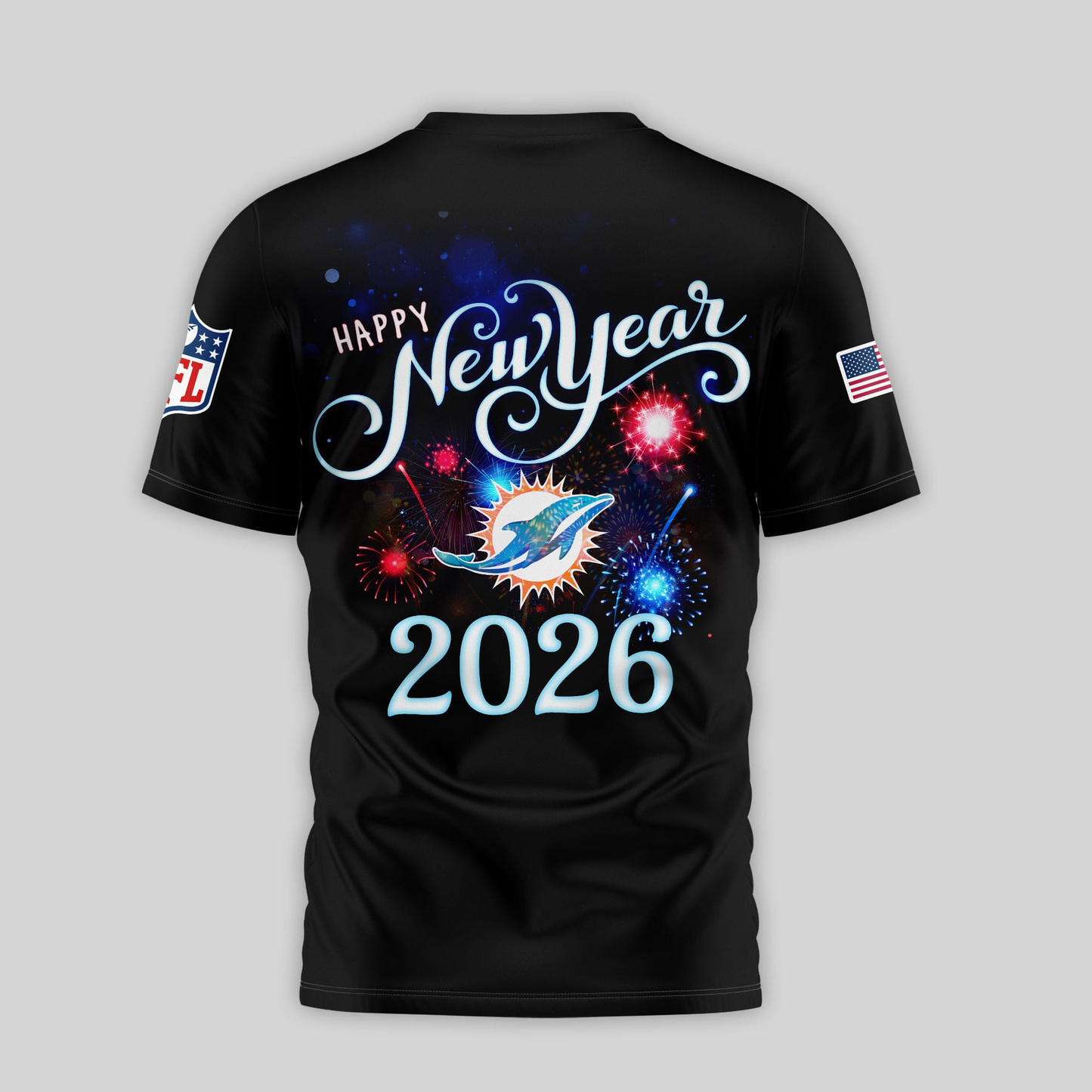 MD Premium NFL Happy New Year 2026 3D Shirt DDT 291125 NTL 1
