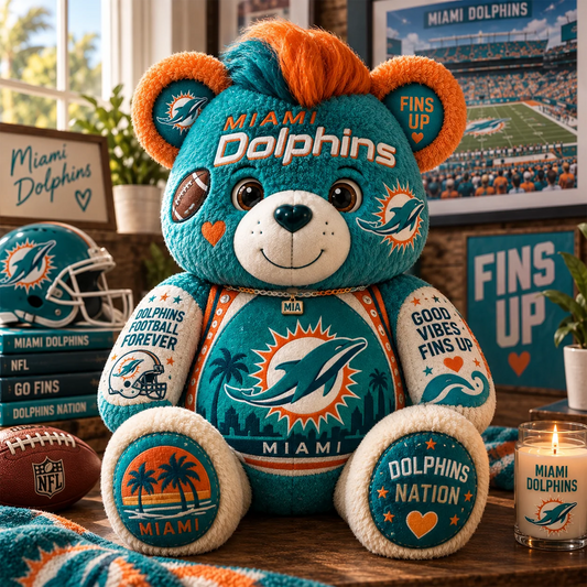 MD x NFL Bear Custom Shaped Pillow