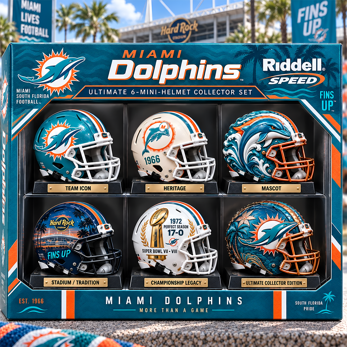 MD x Premium NFL Mini Helmet Collection