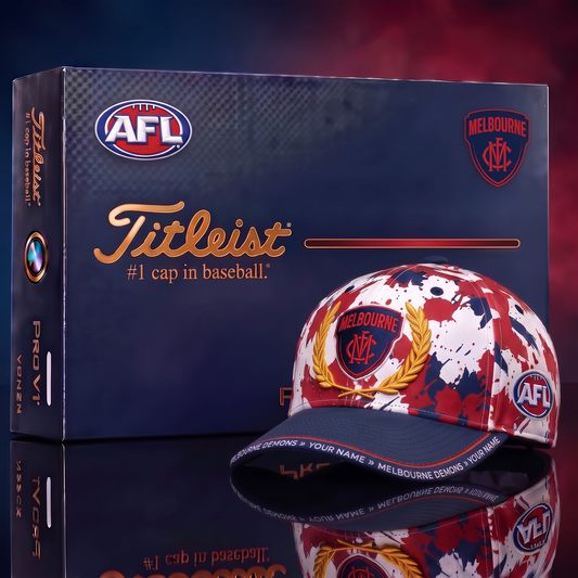 MEL X Premium AFL Titleist Baseball Cap with Gift Box