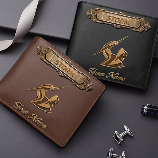 MEL x NRL Premium Leather Wallet - Personalized Edition DatND DVT