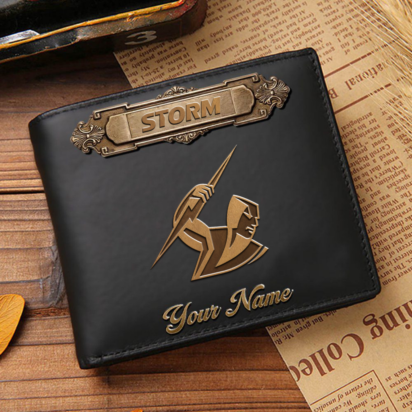 MEL x NRL Premium Leather Wallet - Personalized Edition DatND DVT