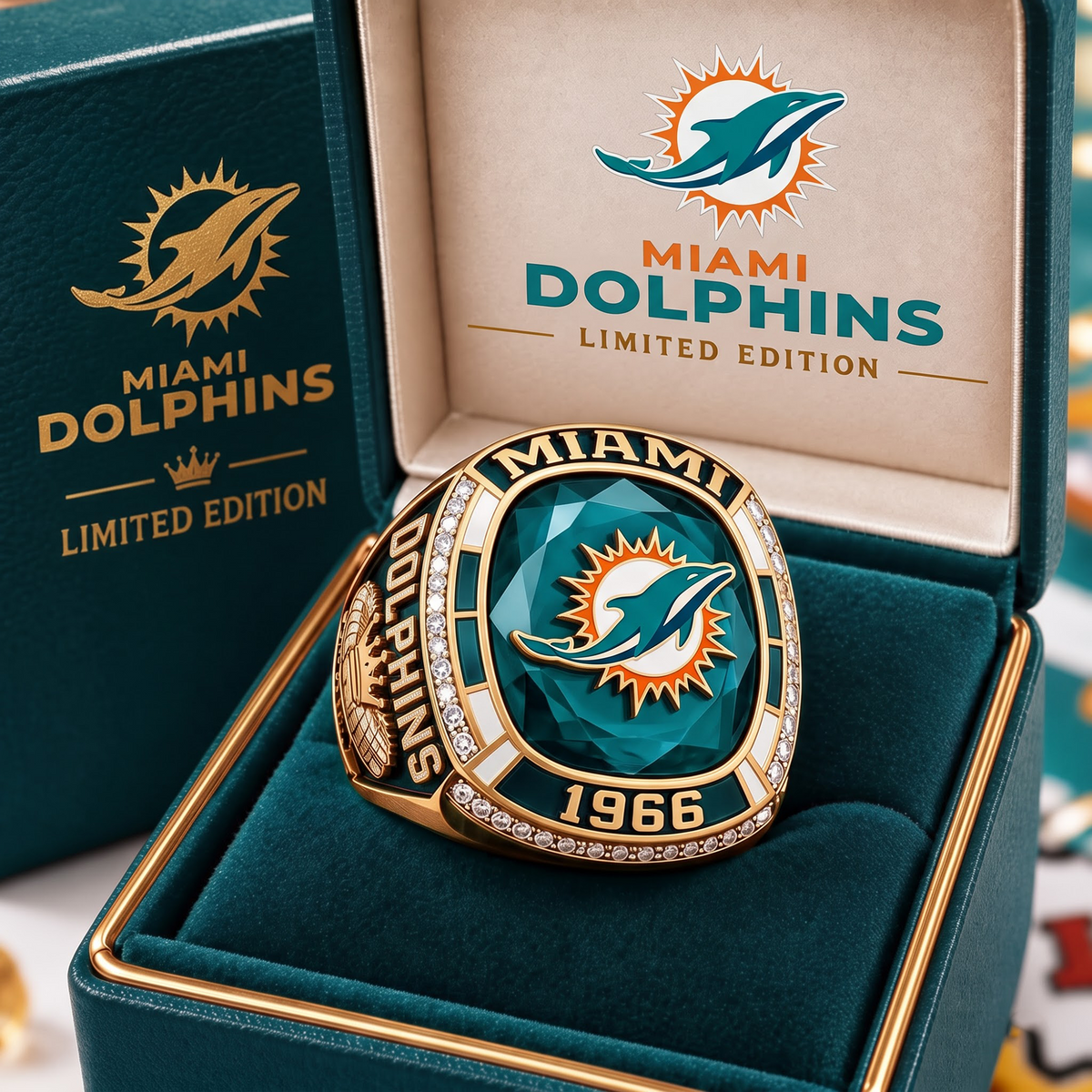 MIA X NFL Team Limited Edition Replica Ring