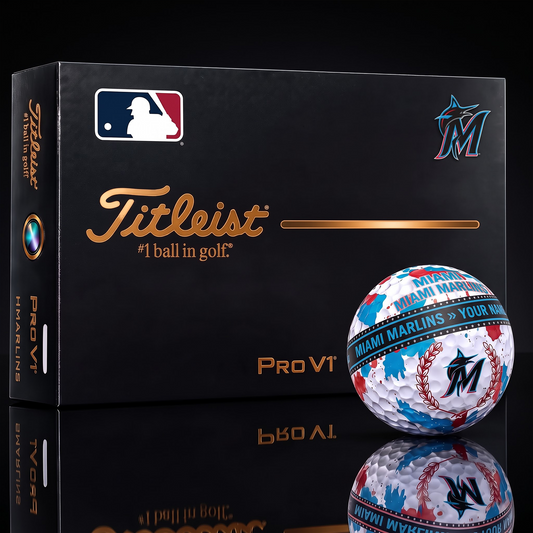 MIA X Premium MLB Titleist Pro V1 Golf Ball Set 1809