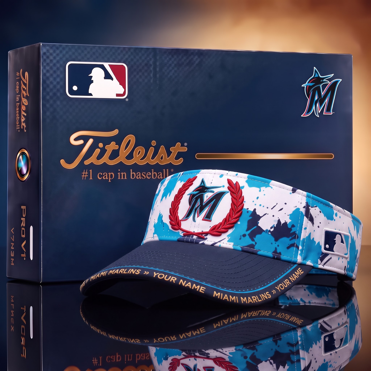 MIA X Premium Titleist Visor Hat with Premium Gift Box