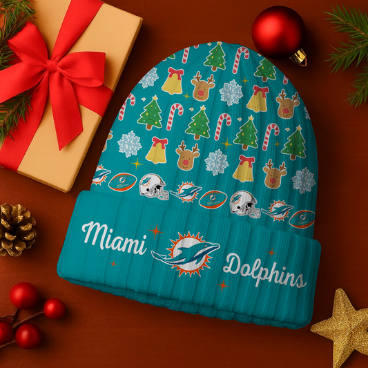 MIA x NFL Christmas Beanie DatND DVT