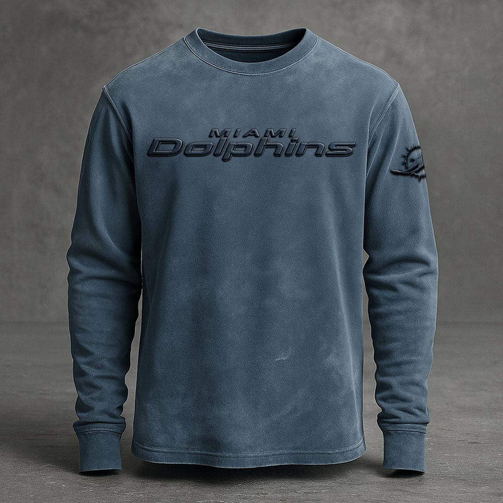 MIA x NFL Embossed SweatShirt DATND TANTD KAN