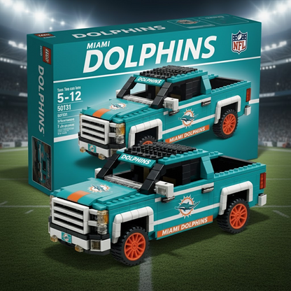 NFL 3D Racing Truck Model Building Block Set 2011 V1 NAK NHT