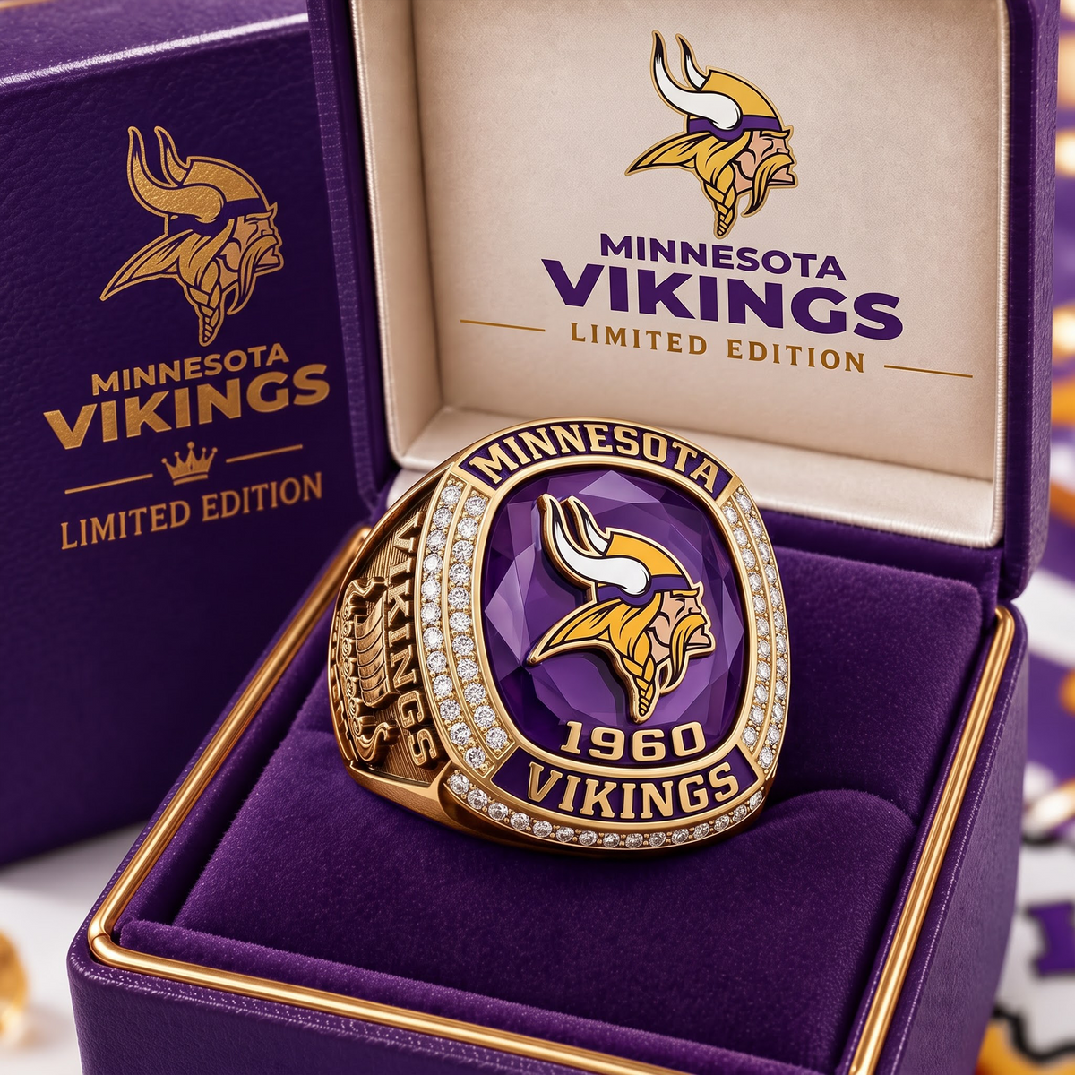 MIN X NFL Team Limited Edition Replica Ring
