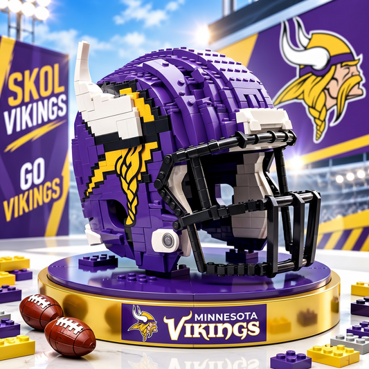 MIN X Premium NFL Football Helmet Building Block Set