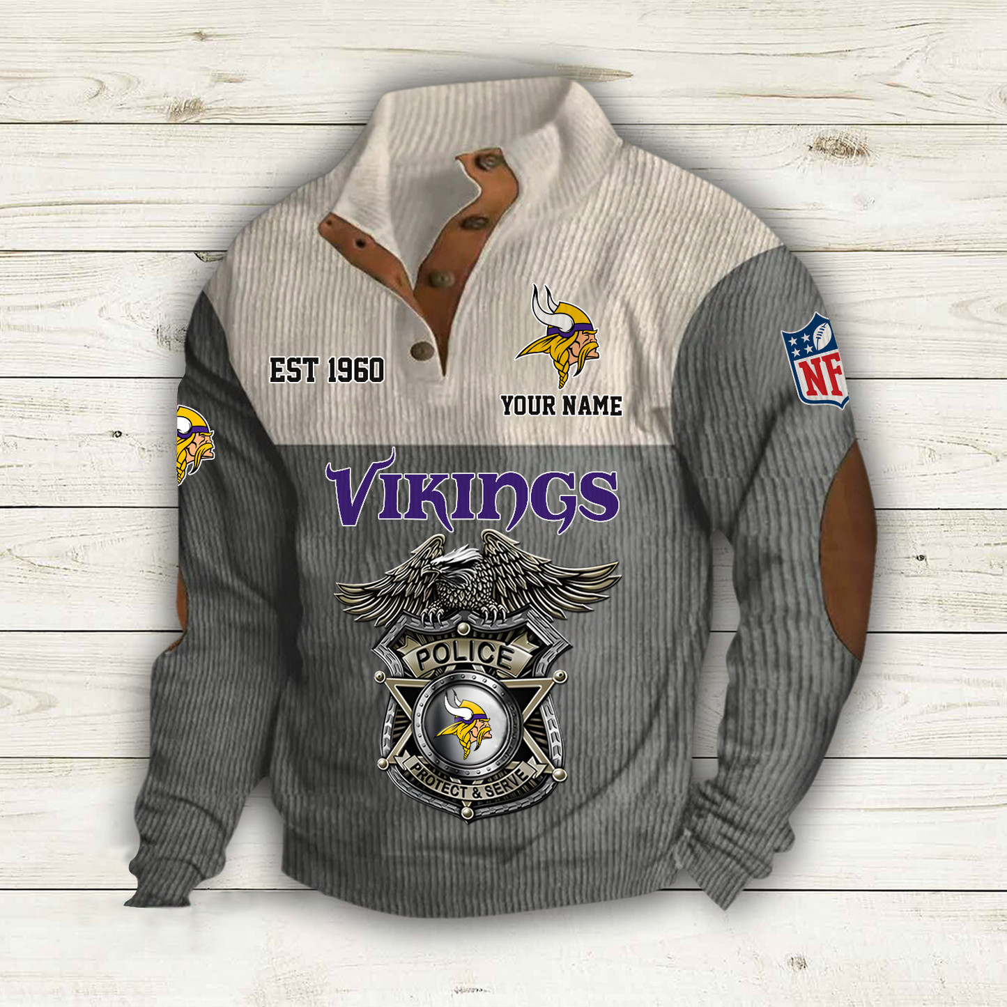 MIN x NFL Custom Name Sport Sweatshirt DatND DVT