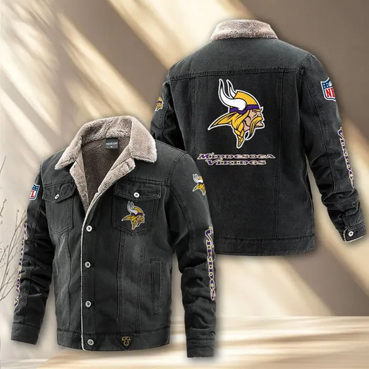 MIN x NFL Fleece Lined Denim Jacket DatND DVT