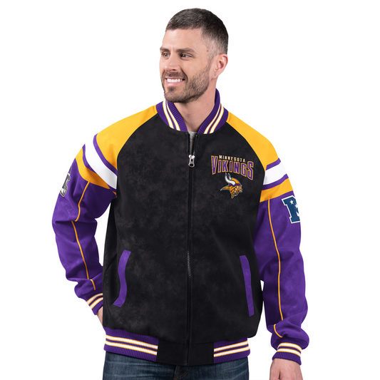 MIN x NFL Officially Licensed Faux Suede Jacket DATND TANTD 261125