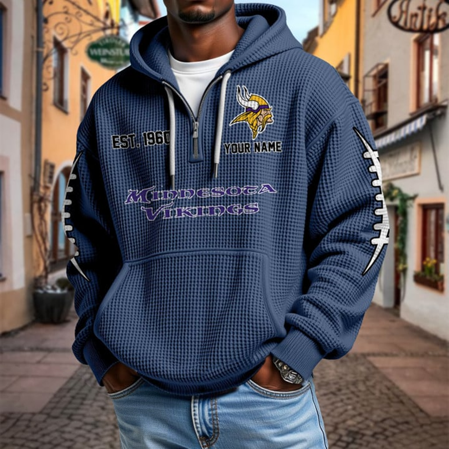 MIN x NFL Waffle Hoodie DatND DVT