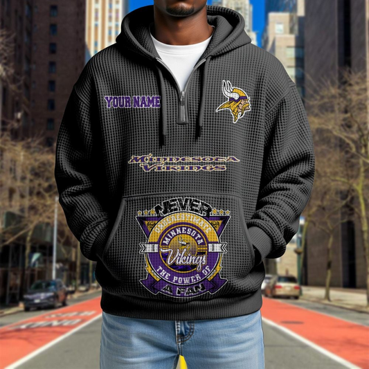 MIN x NFL Waffle Hoodie DATND TANTD