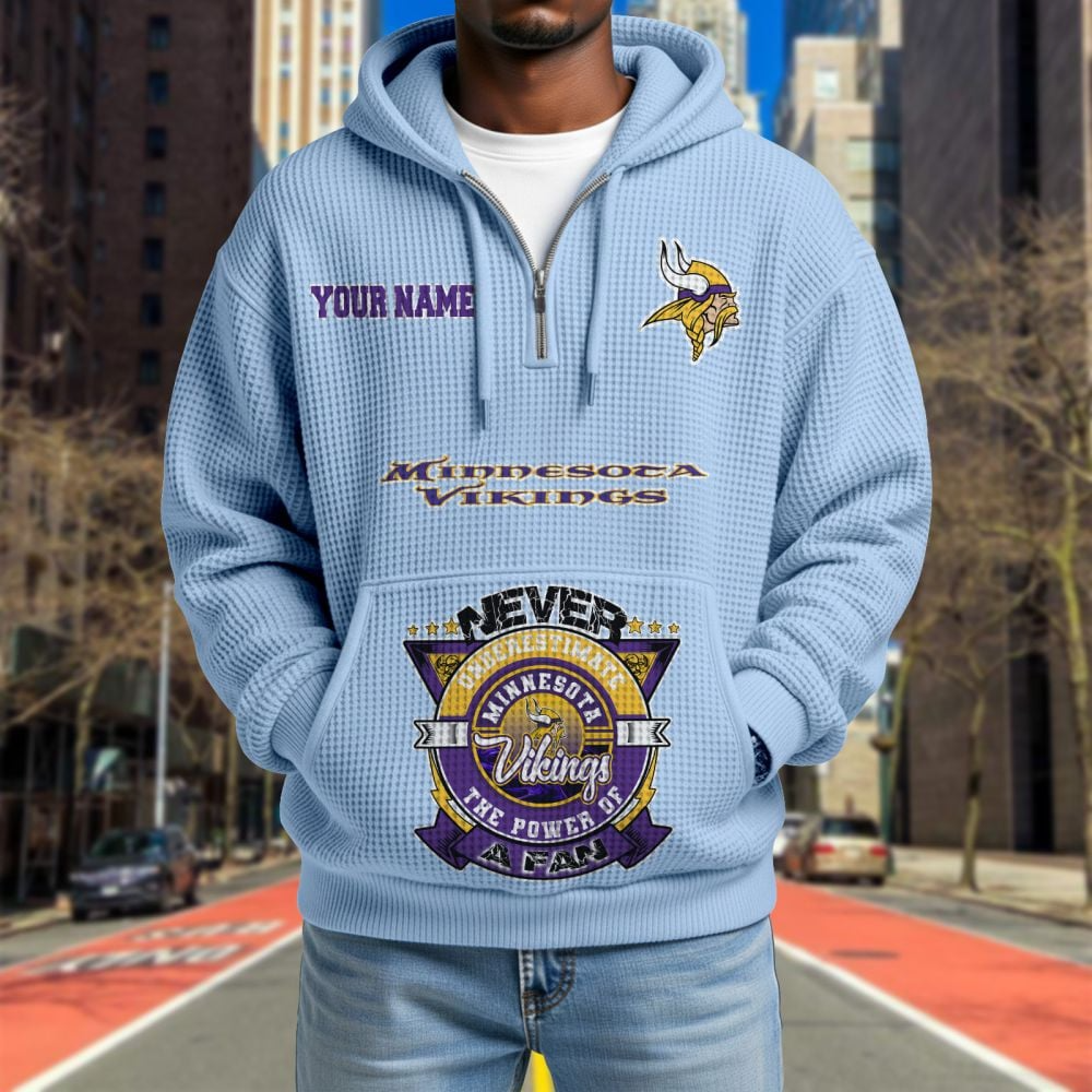 MIN x NFL Waffle Hoodie DATND TANTD