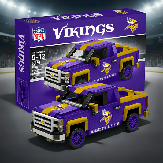 MIN X NFL 3D Racing Truck Model Building Block Set 0212 NAK NHT