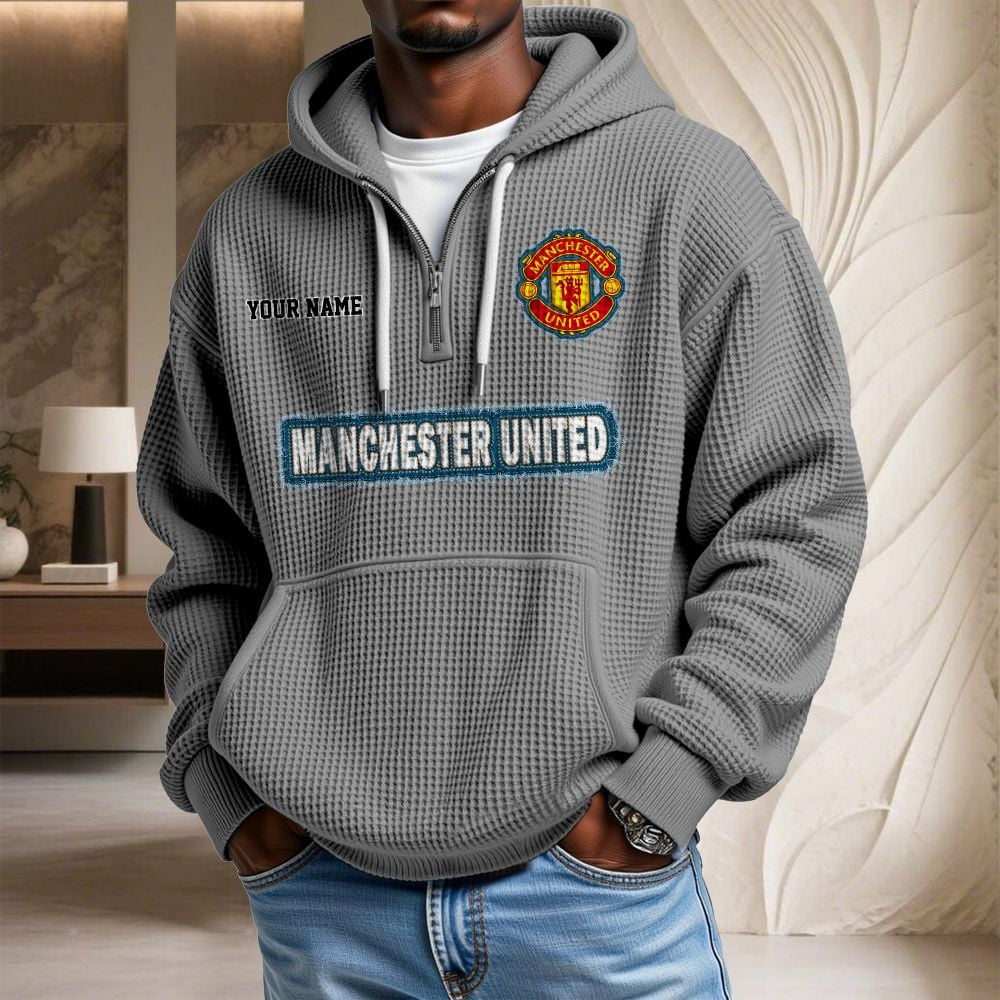 MUN x EPL Waffle Hoodie DatND DVT