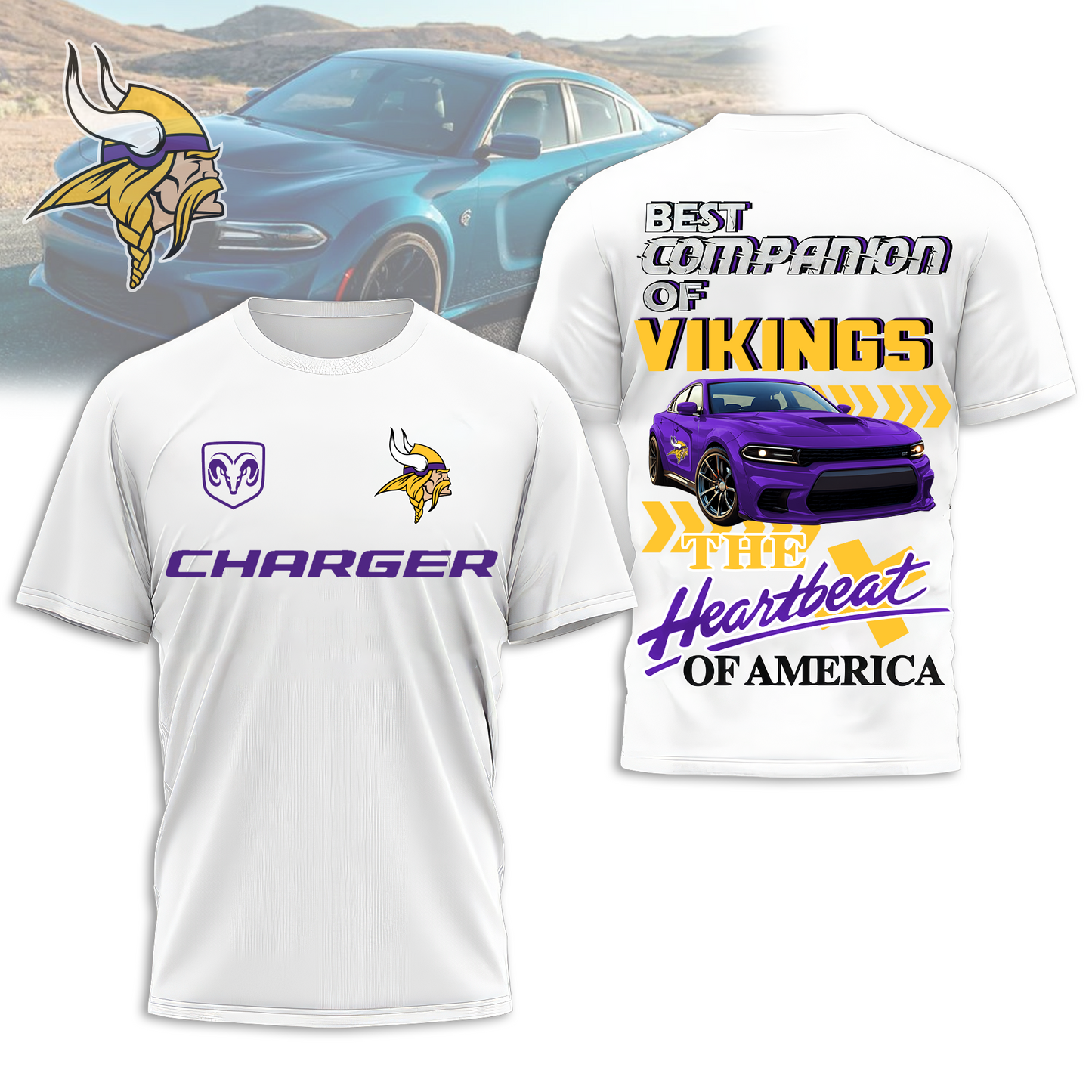 MV Premium NFL DC Car 3D Shirt DDT CTND