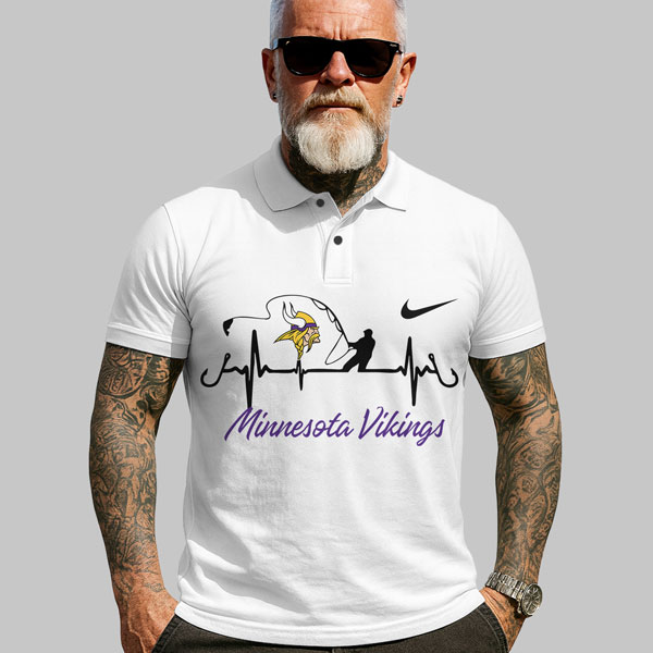MV Premium NFL Fishing In My DNA Polo Shirt DDT CTND