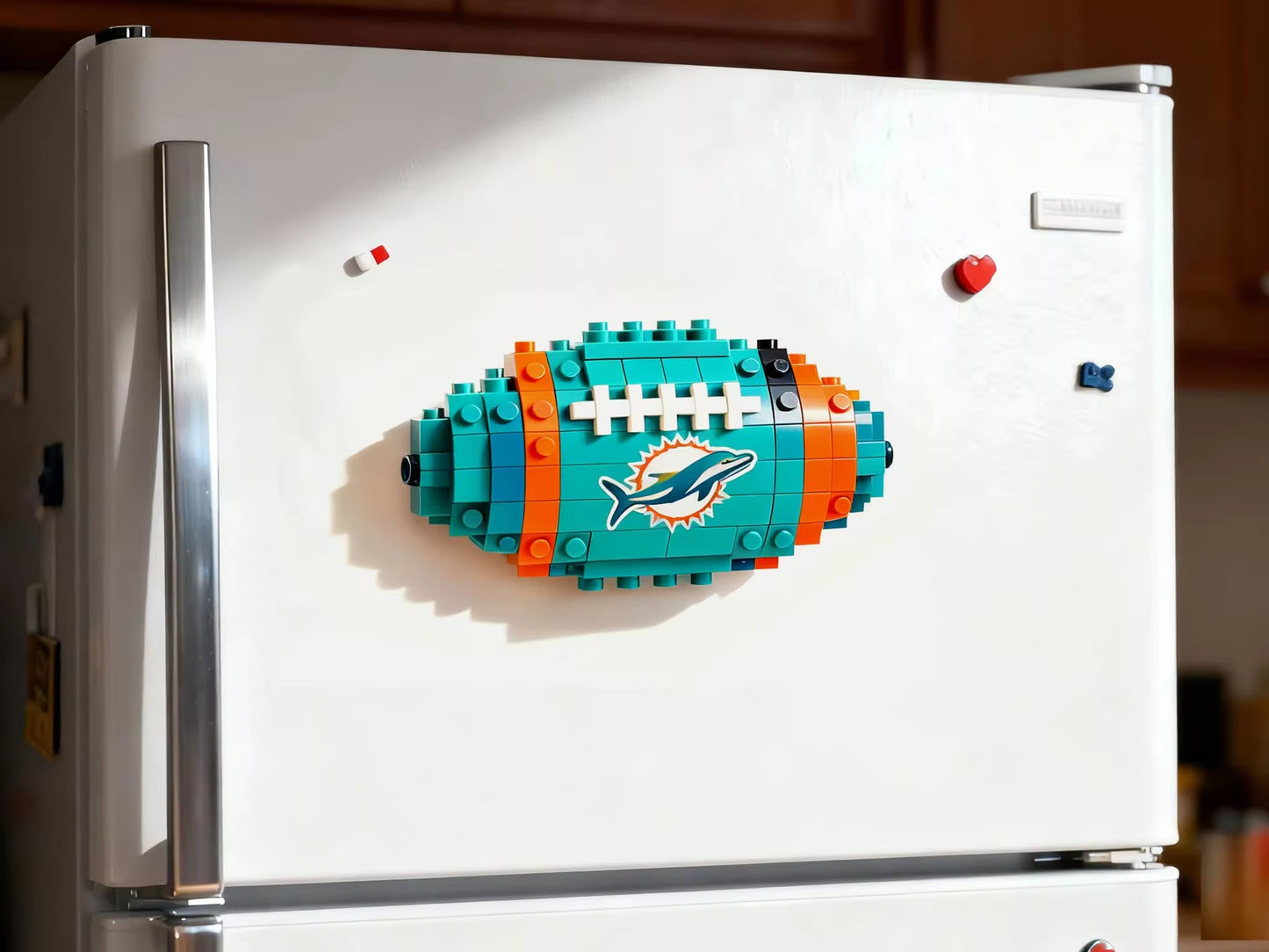 NFL Teams Fridge Magnet Building Block Set DDT CTND
