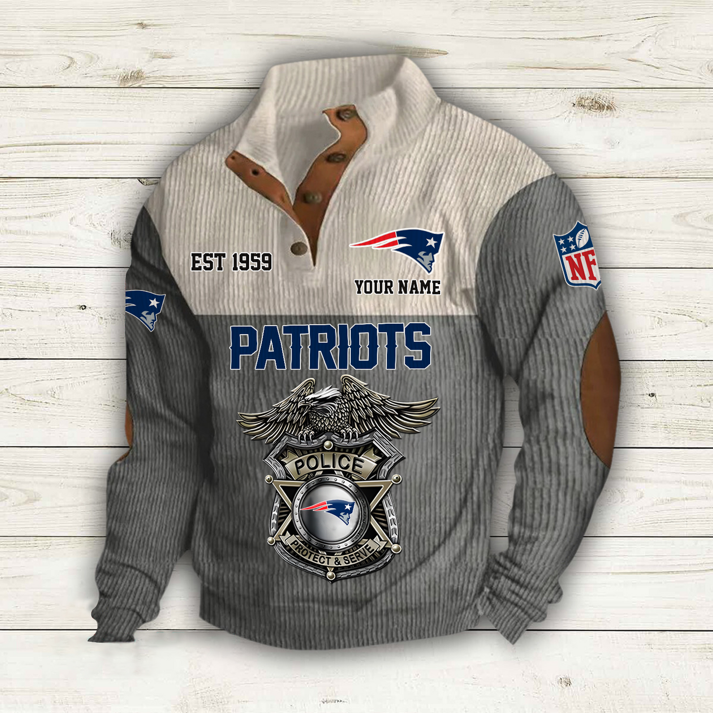 NE x NFL Custom Name Sport Sweatshirt DatND DVT